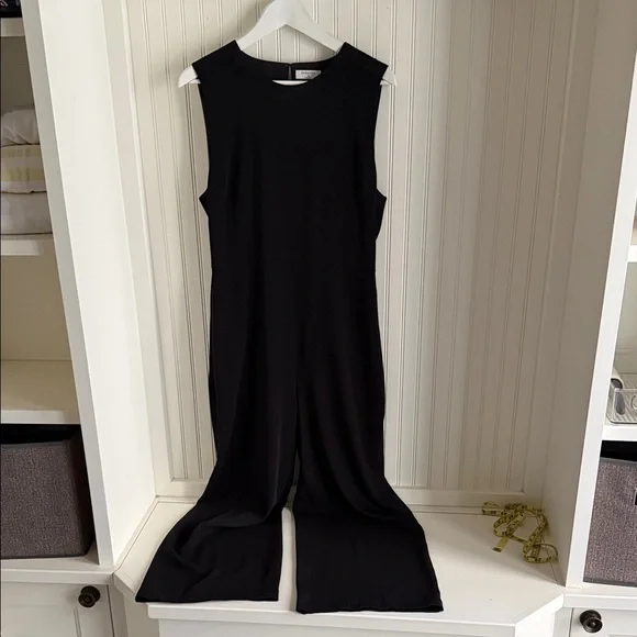 Babaton Aritzia Classic Black Sleeveless Jumpsuit - Picture 2 of 7